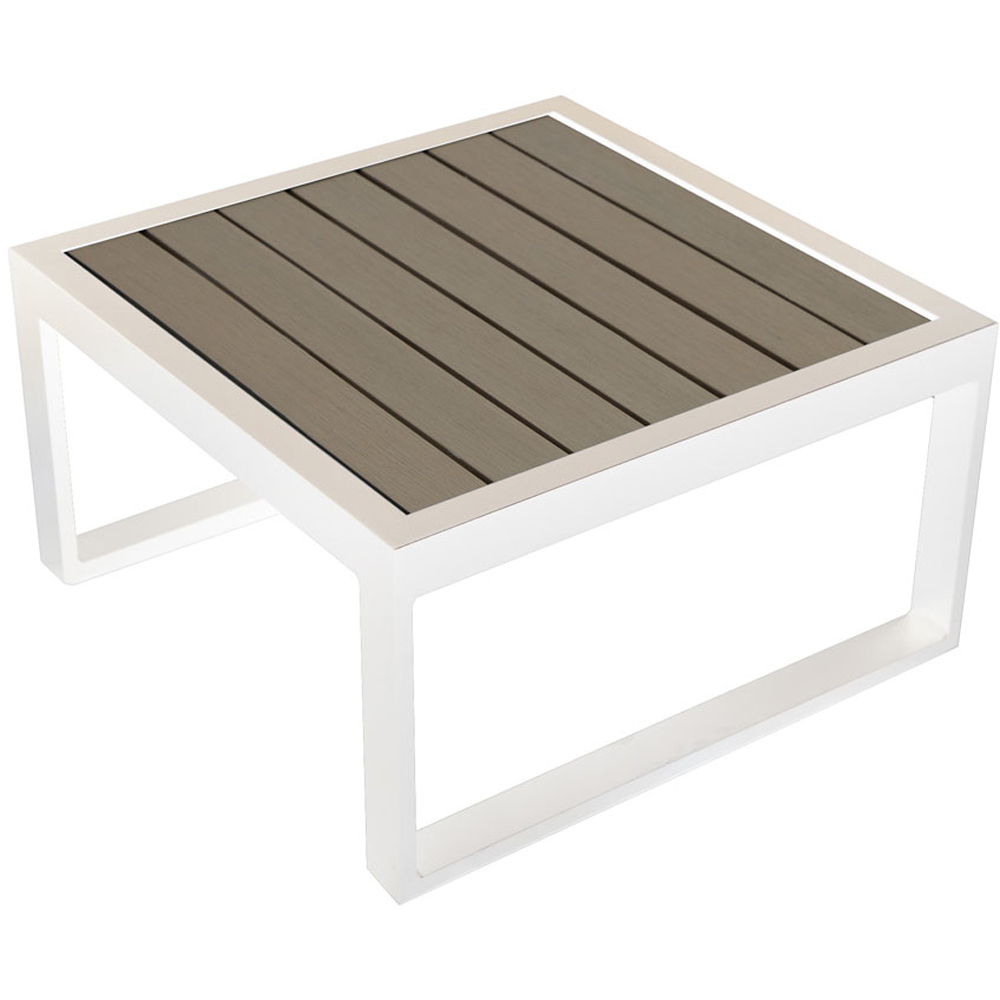 Maia 4 Seater White Modular Lounge Sofa Image 6