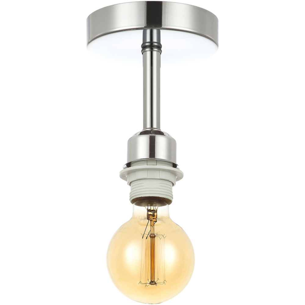 Happy Homewares Polished Chrome Plated Ceiling Light Image 3