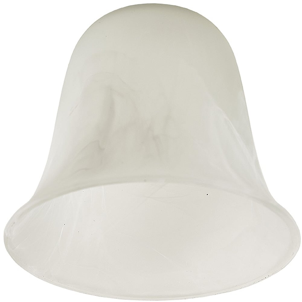 ValueLights 3 Pack Marble Effect Bell Shape Glass Lamp Shades Set 15cm Image 2