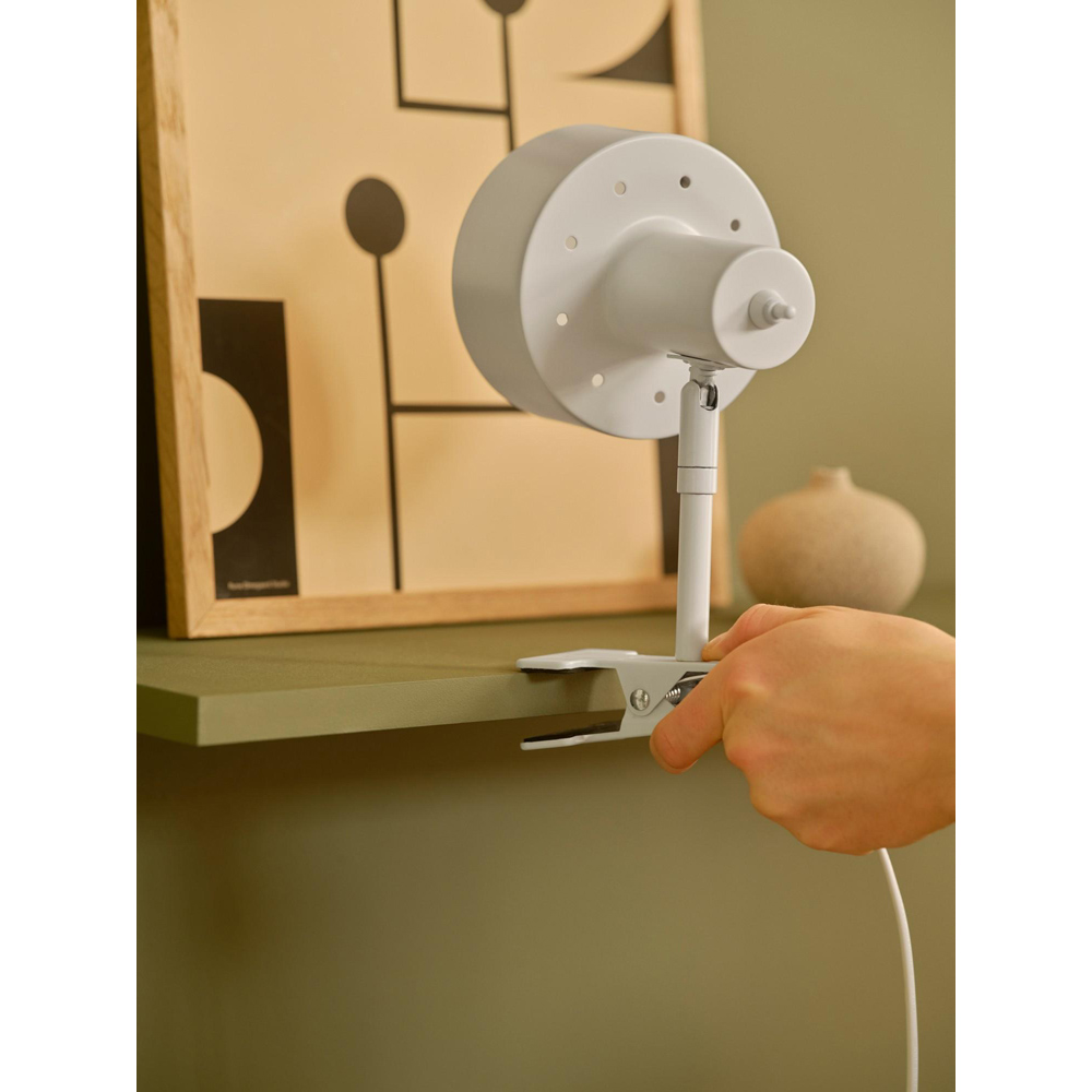 Nordlux Matis E27 White Clamp Lamp Image 8
