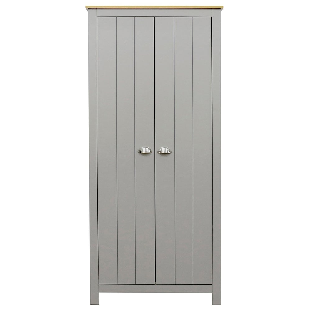 Lexington Grey Wardrobe, Bedside Table & 4 Drawer Chest Set Image 3