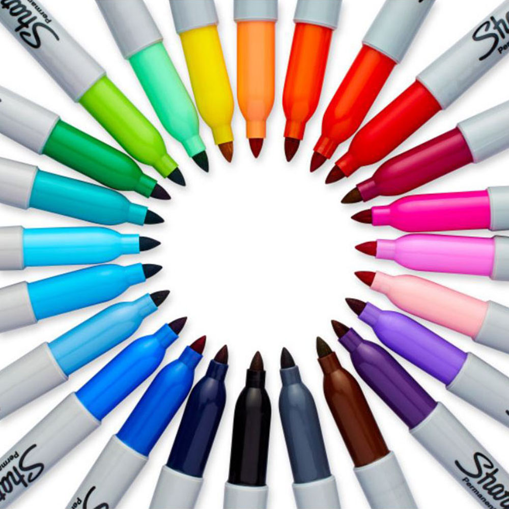 Sharpie Colour Burst and Assorted Original Permanent Markers Fine Point 24 Pack Image 3