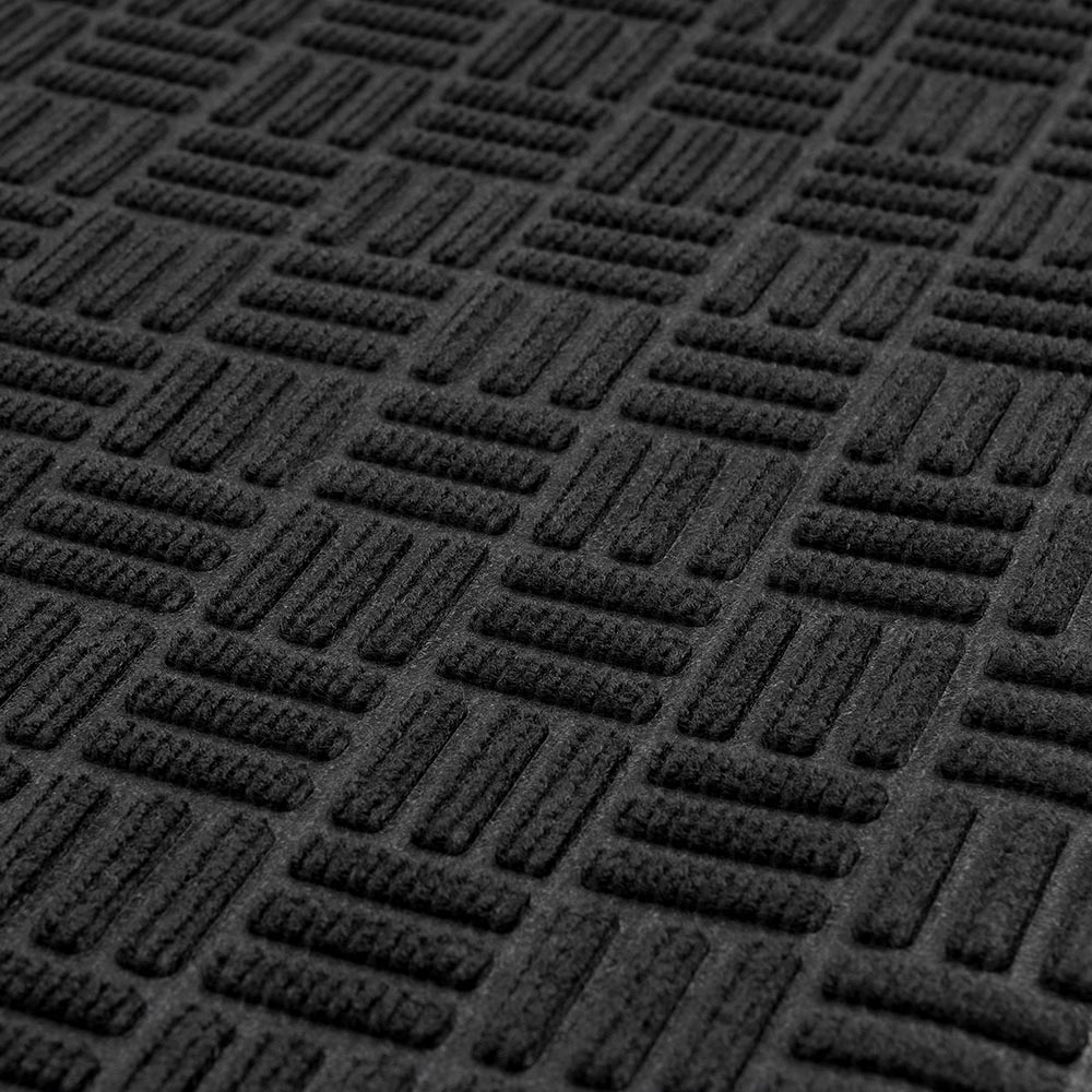 Wilko Rubber Border Mat Black 45 x 75cm Image 6