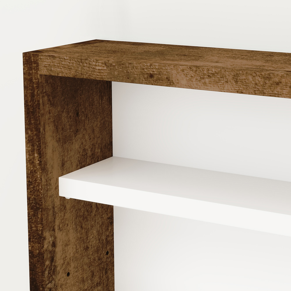 HOMCOM 5-TierGlass Door Wall Display Shelf Unit Image 4
