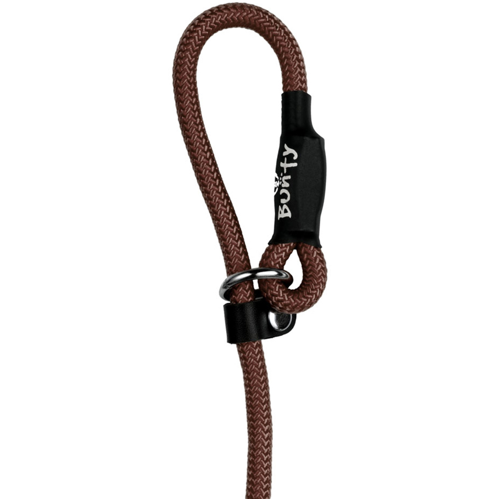Bunty Small 6mm Brown Rope Slip-On Lead For Dogs Image 3