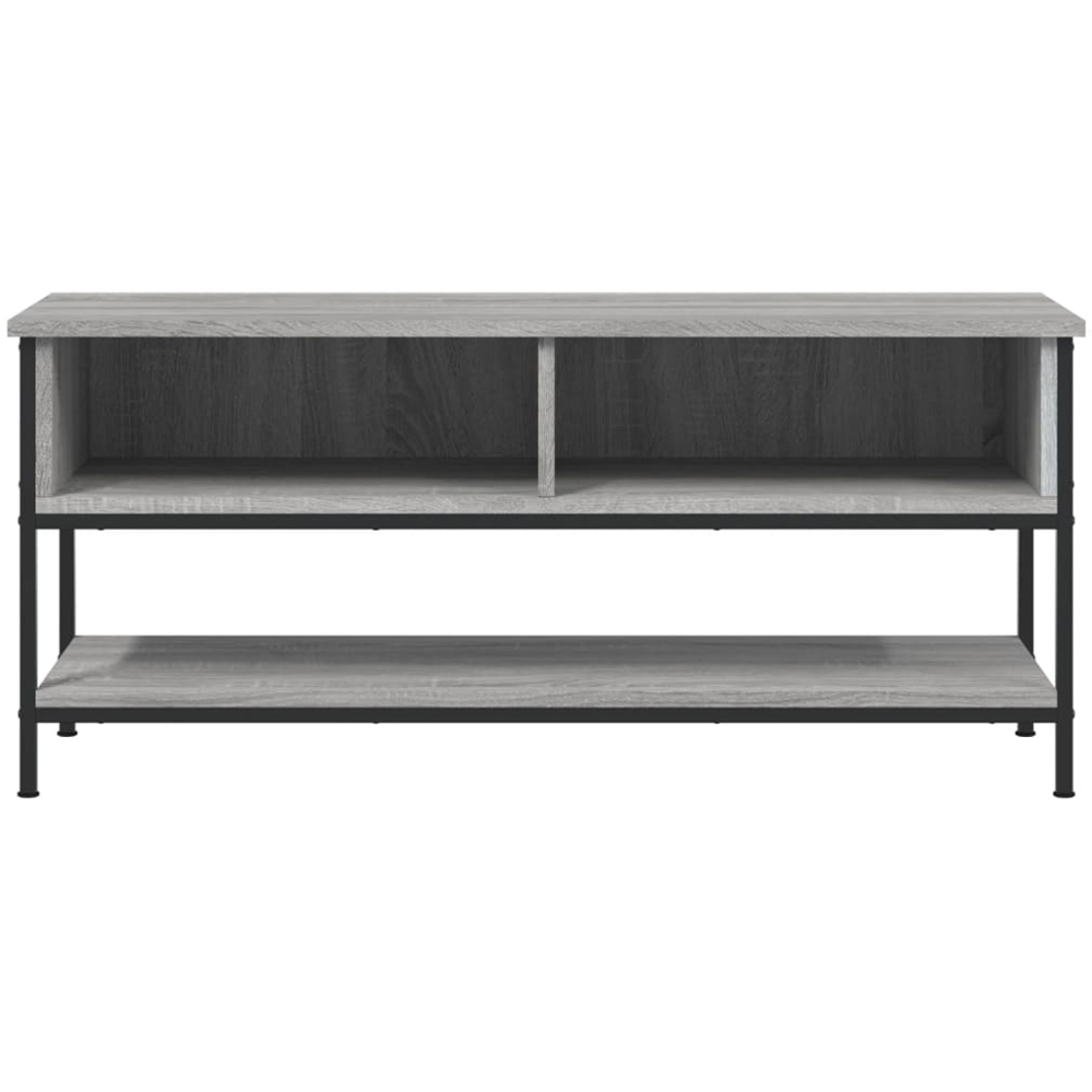 vidaXL 3 Shelf Grey Sonoma TV Cabinet Image 4