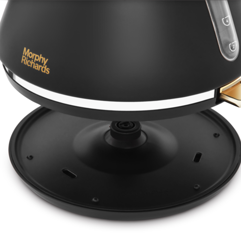 Morphy Richards Black Accents Pyramid 1.5L Kettle Image 6