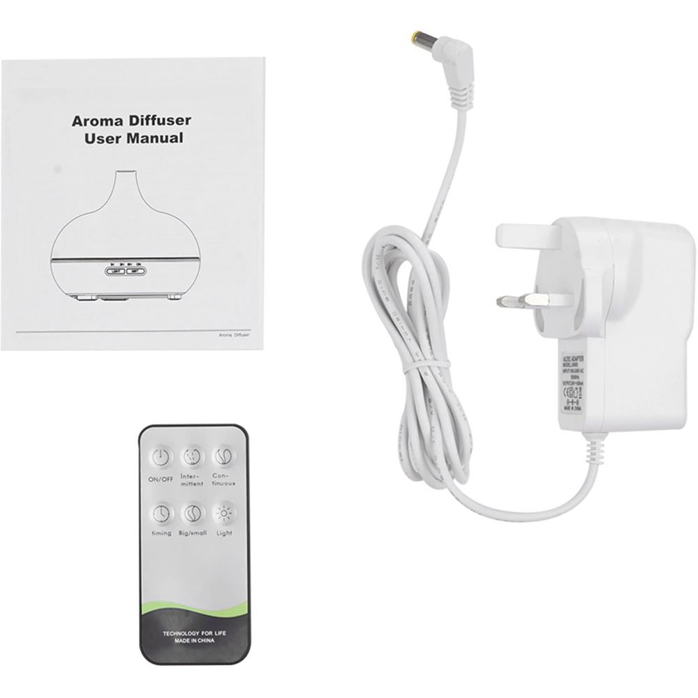 Living and Home Natural Onion Shaped Ultrasonic Essential Oil Diffuser with Timer Light and Remote Image 8