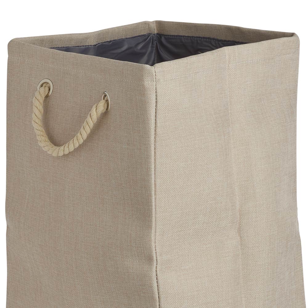 Wilko Natural Folding Laundry Bag Image 4