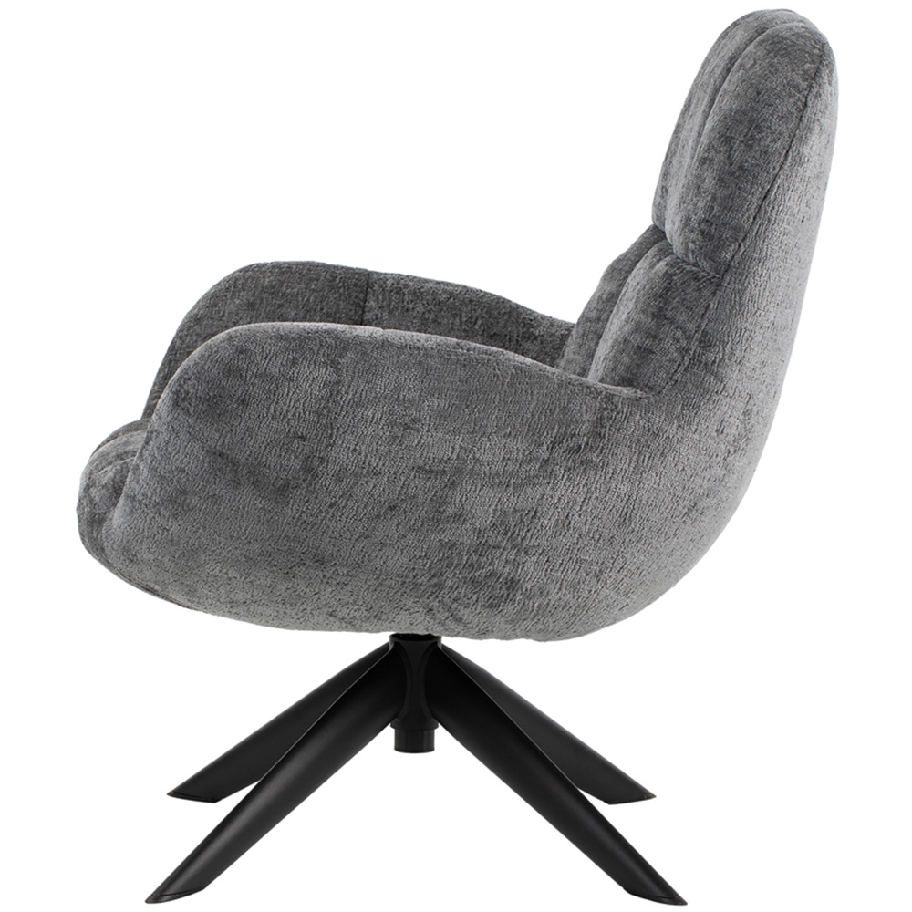 Loft24 Glenfield Grey Chenille Accent Chair Image 4