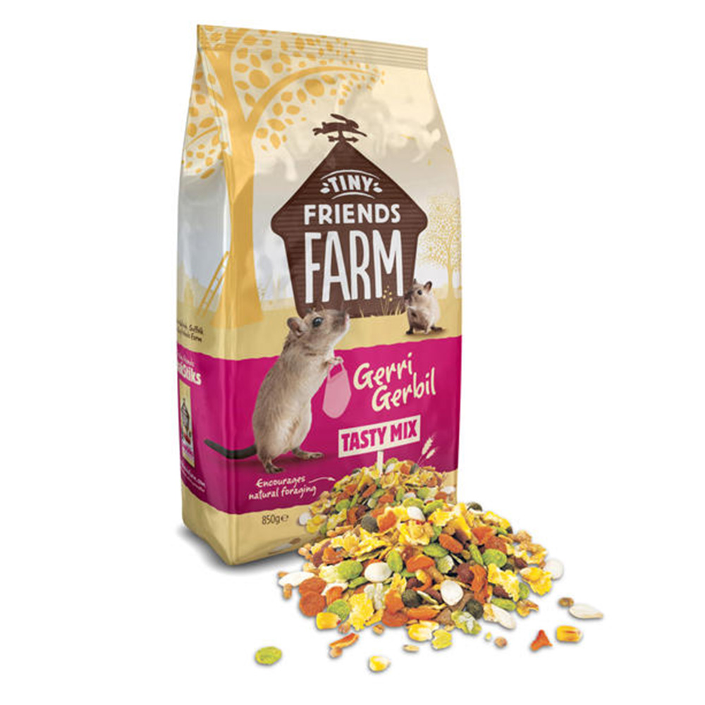 Tiny Friends Farm Gerri Gerbil Tasty Mix 850g Image 2