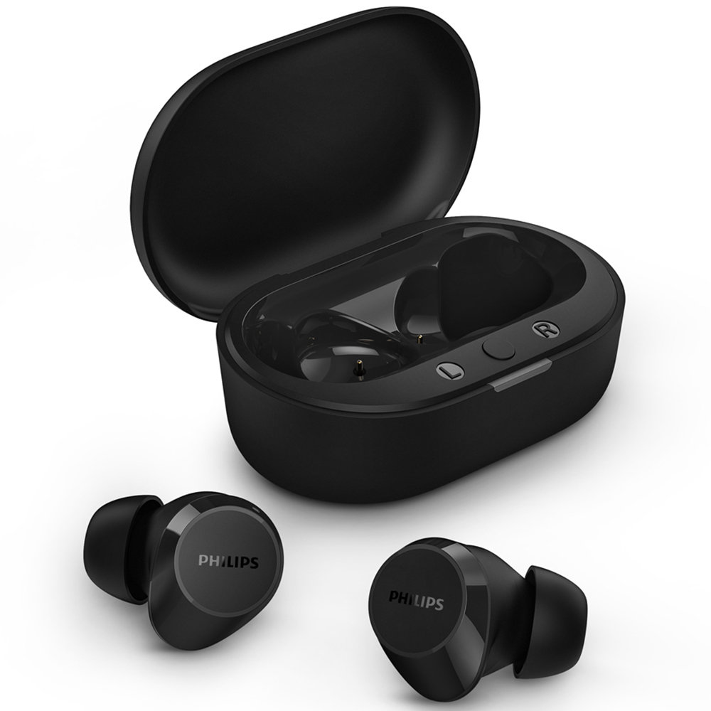 Philips TAT1209 Black True Wireless Earphones with Portable Charging Case Image 2