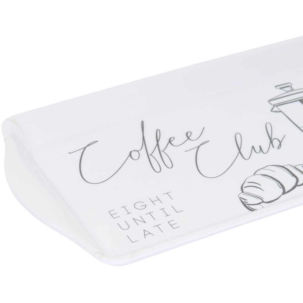 Coffee Club Drinks Tray White Image 4