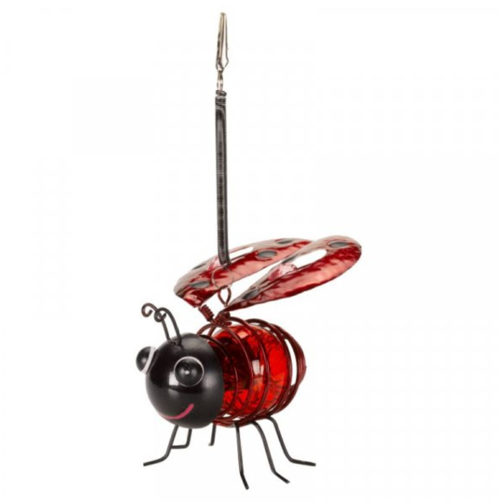 Garden Mile Hanging Lady Bug Solar LED Light 2 Pack Image 3