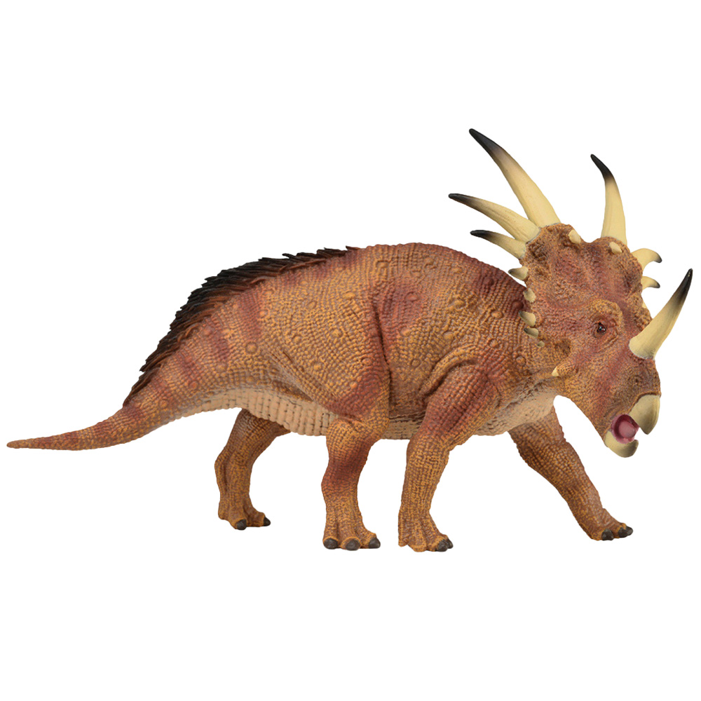 CollectA Styracosaurus Dinosaur Toy Brown Image