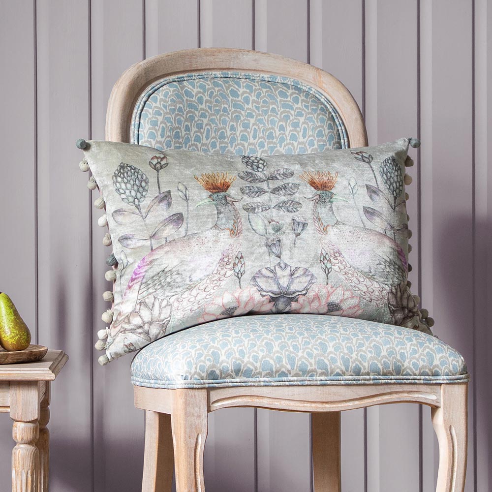 Voyage Maison Ahura Bronze Printed Feather Rich Cushion 40 x 60cm Image 2