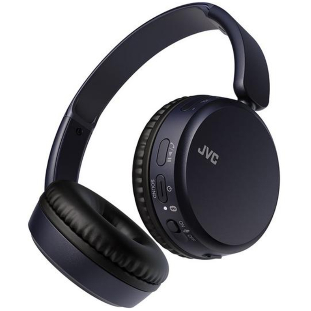 JVC HA-S36W Blue Foldable Deep Bass Bluetooth Headphone Image 3