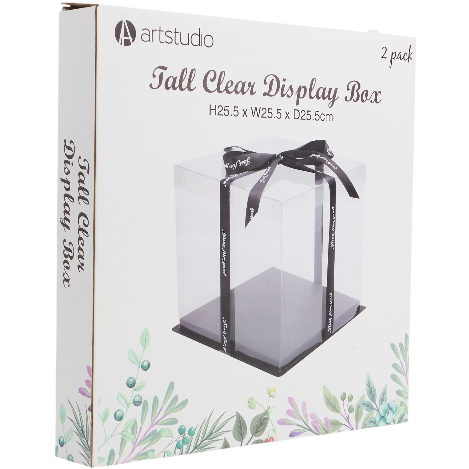 Tall Clear Display Box Clear Image 2
