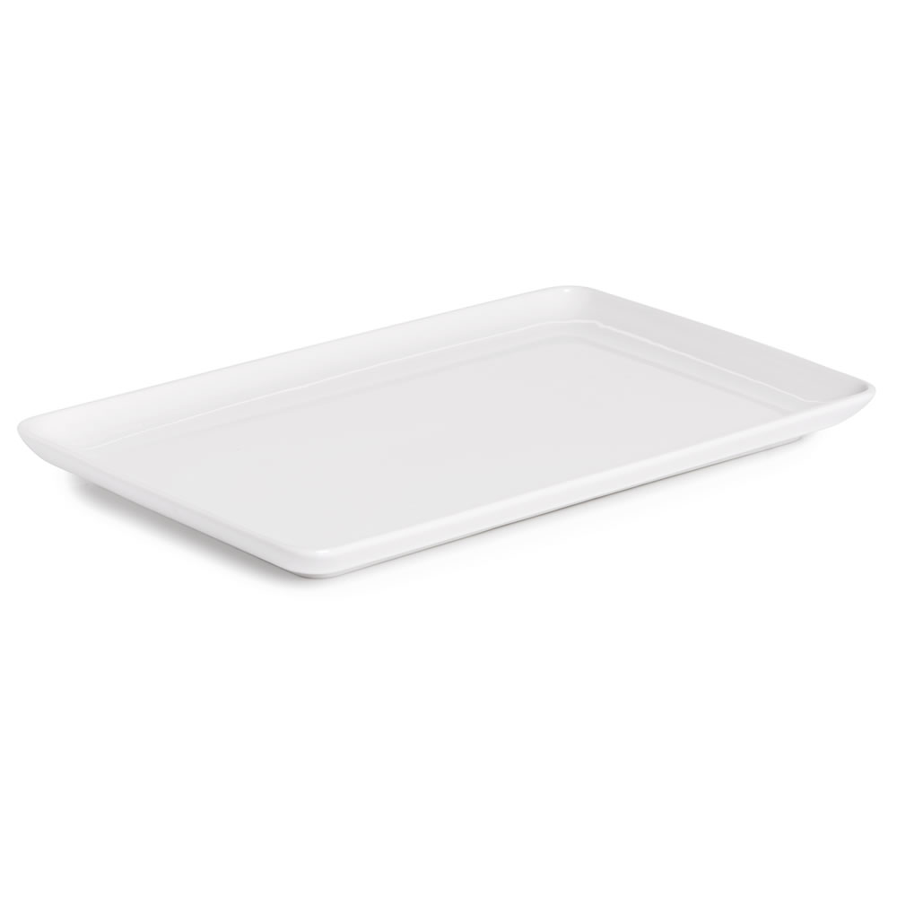 Wilko Medium White Serving Plate Image 1