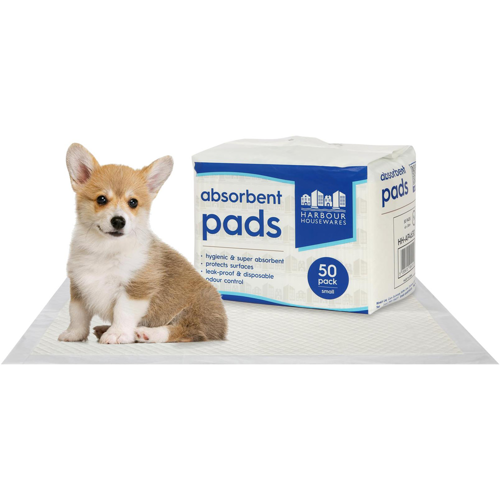 Harbour Housewares Disposable Puppy Training Pad 32.5 x 45cm 50 Pack Image 3