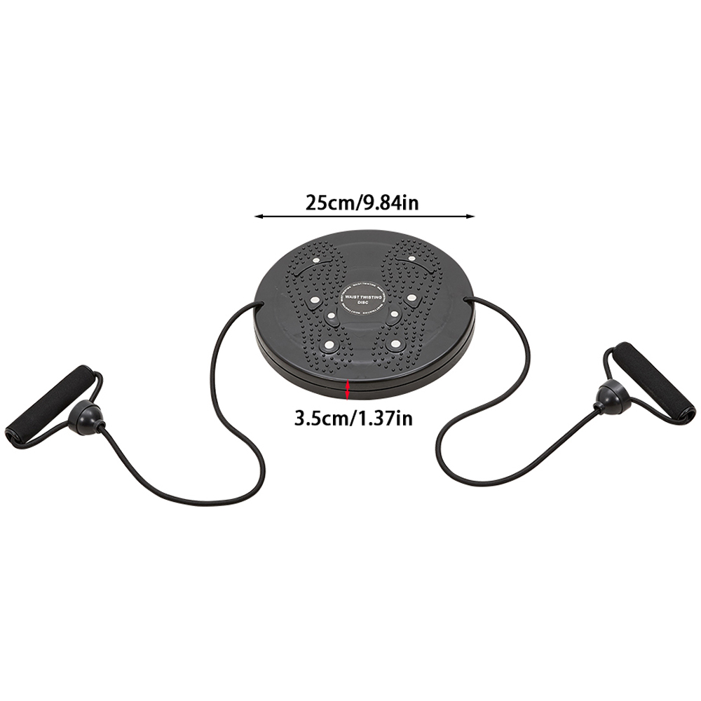 H&O Direct Black Ab Twister Board with 8 Magnets and Resistance Bands Image 6