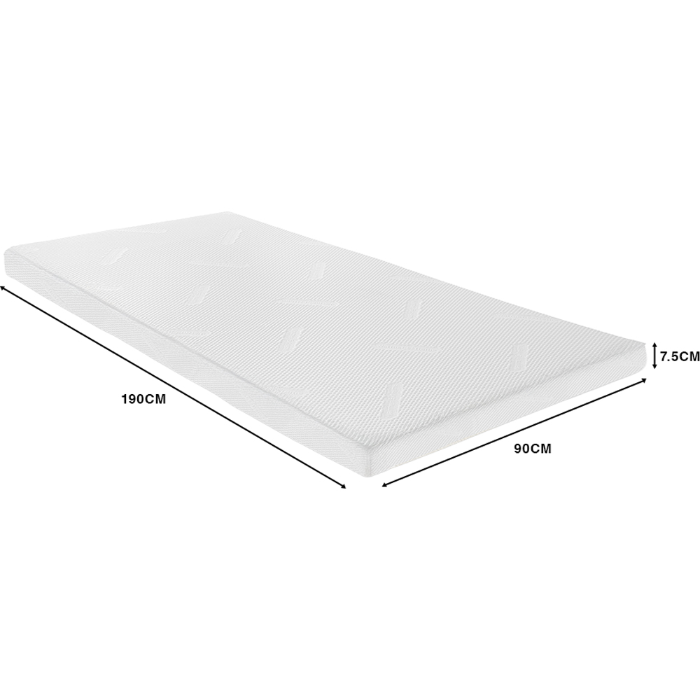 Starlight Beds Single Memory Foam Warmer Mattress Topper 3 inch Image 5