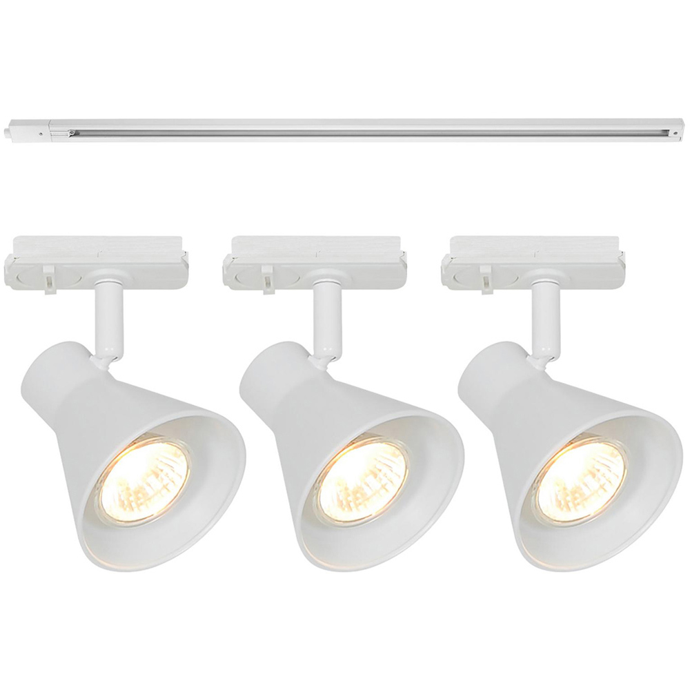 Nordlux Eik Link G10 White 3 Spot Track Light Image 1