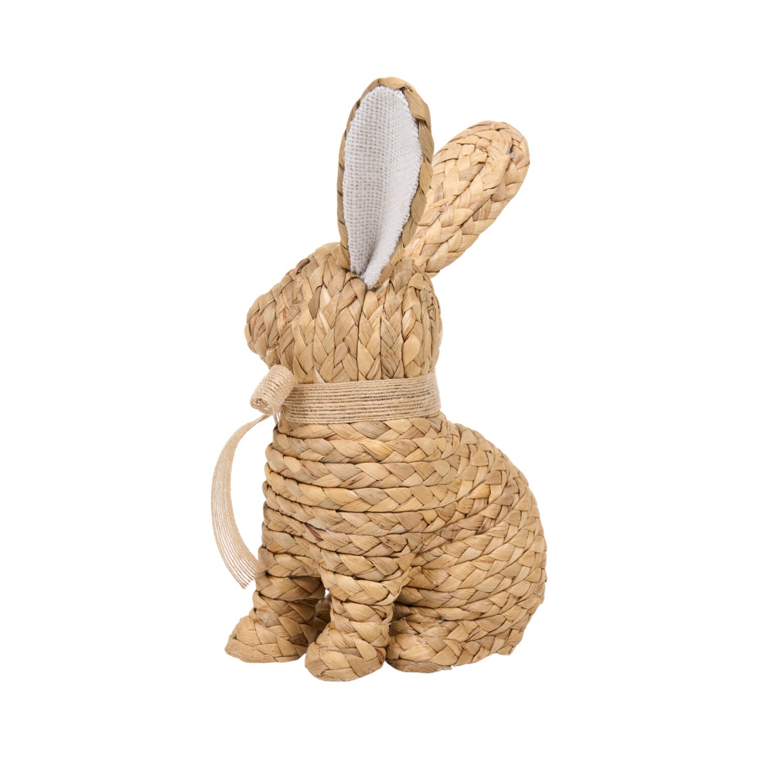 Water Hyacinth Bunny Decoration Brown Image 3