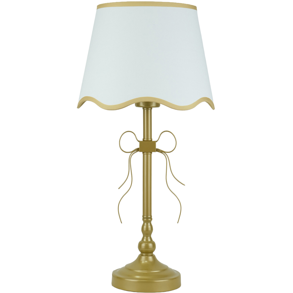 Gold Bow Table Lamp Image 1