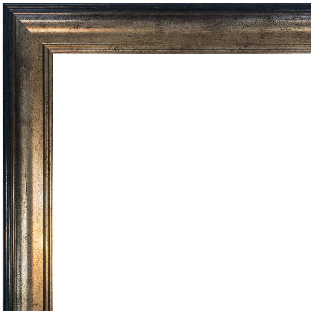 FRAMES BY POST Scandi Black and Gold Photo Frame 30 x 20 inch Image 2