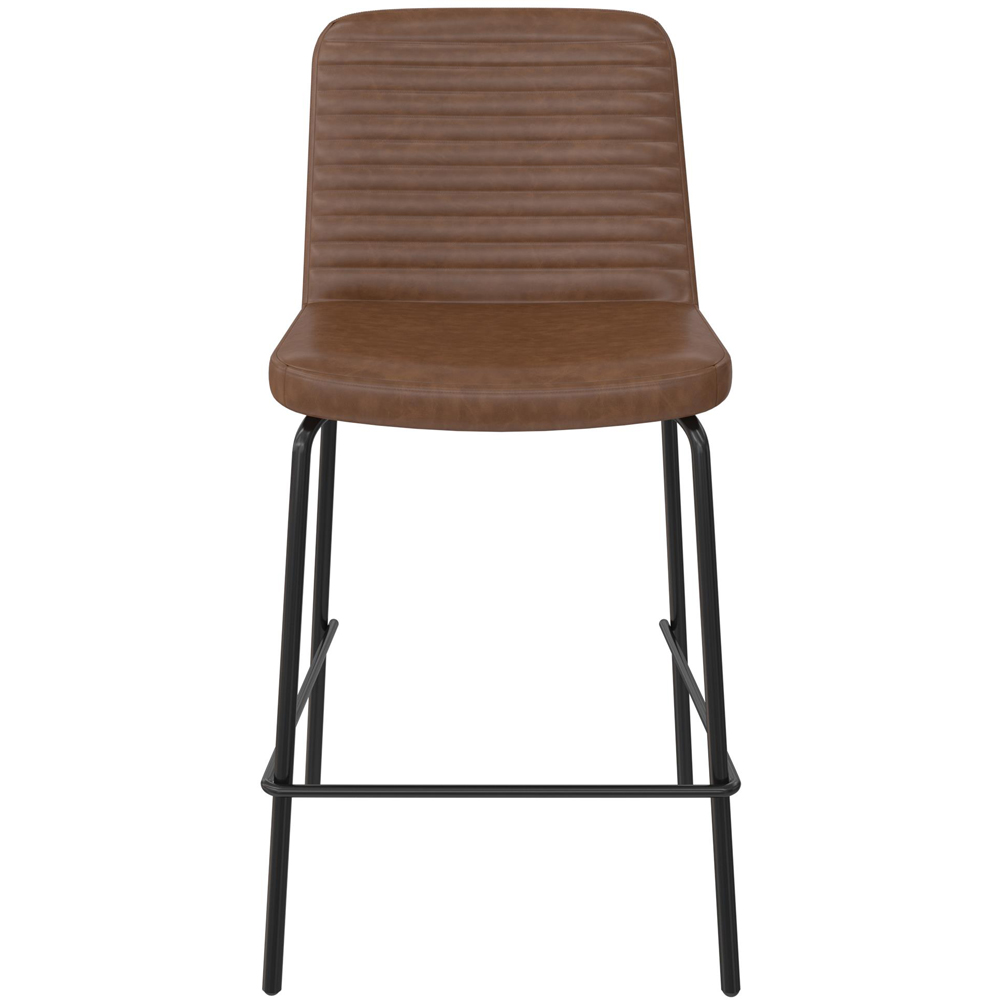 Dorel Corey Camel Faux Leather Counter Stool Image 3