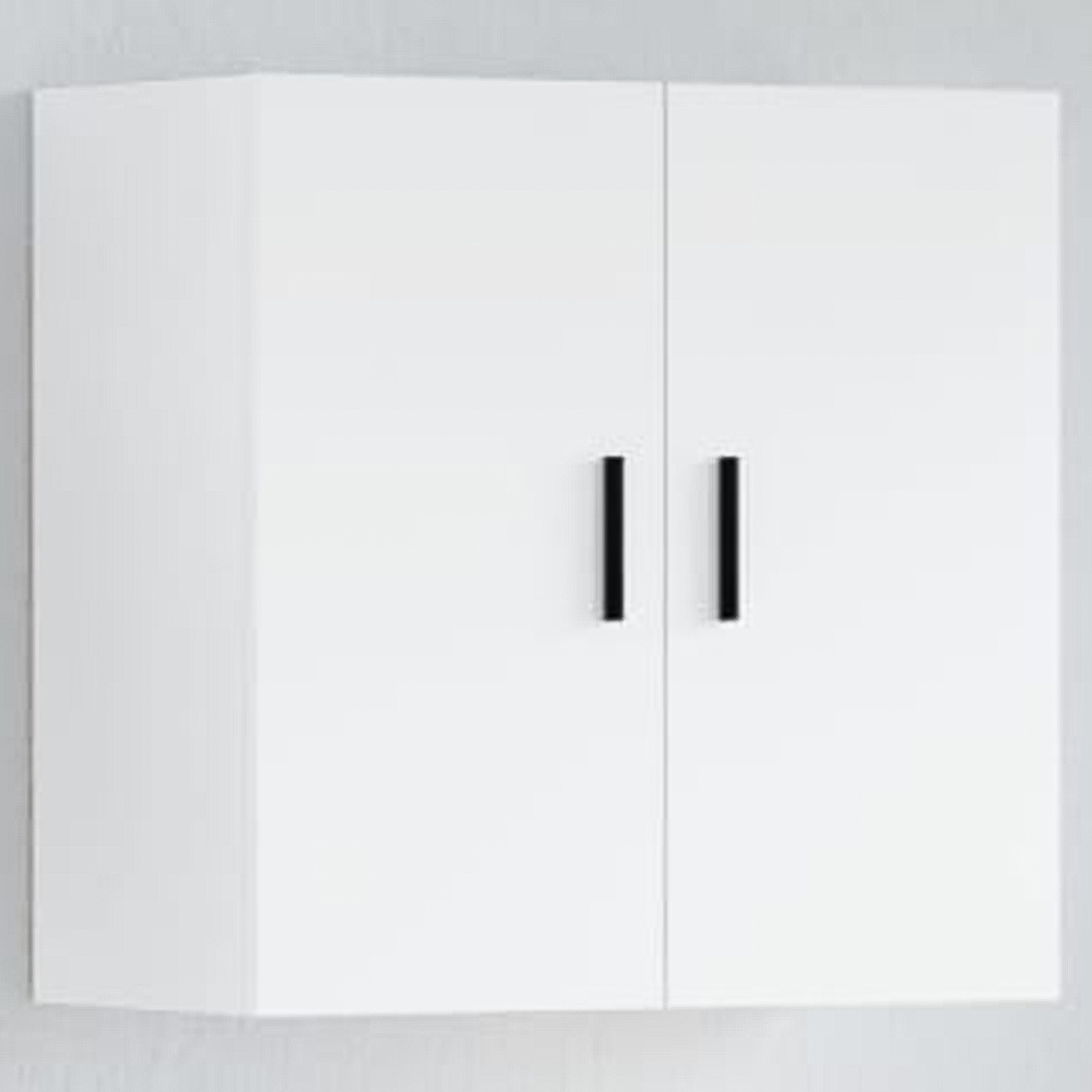 vidaXL 2 Door White Wall Cabinet Image 1