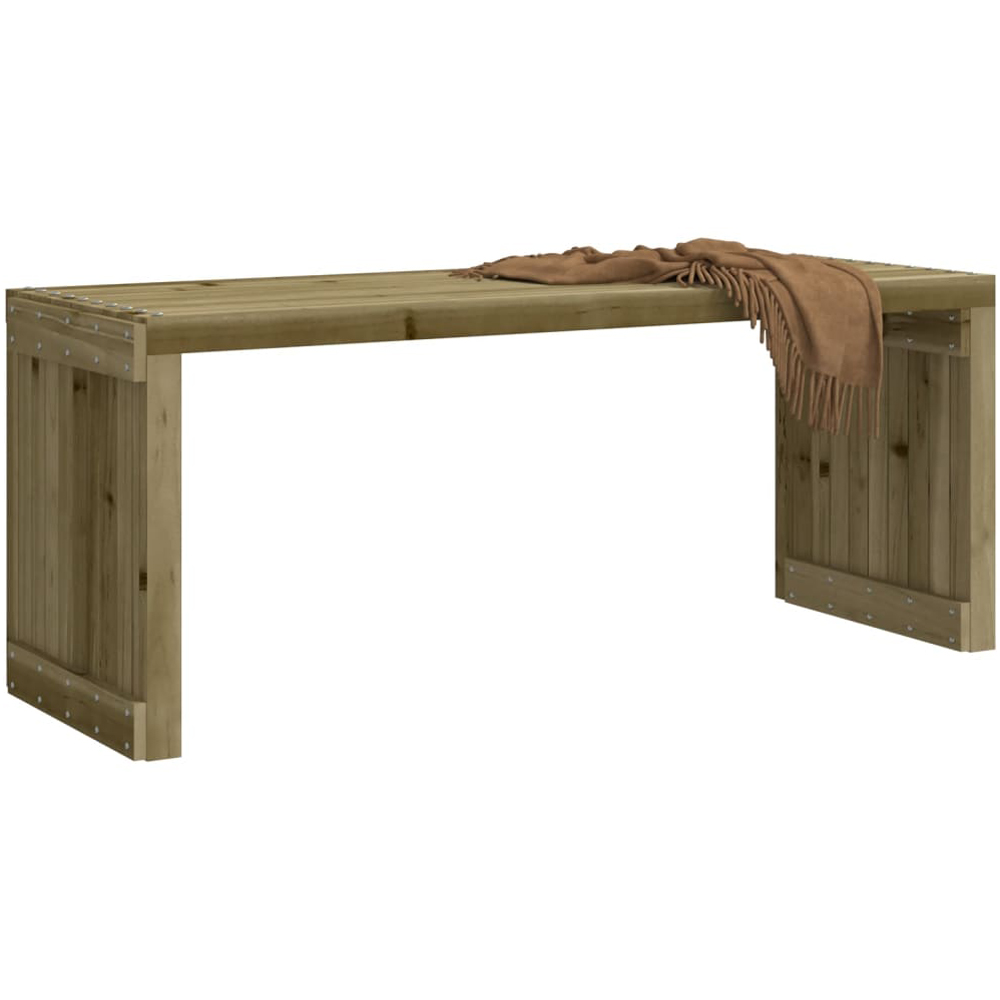 vidaXL Impregnated Solid Pine Wood Extendable Wooden Garden Bench Image 7