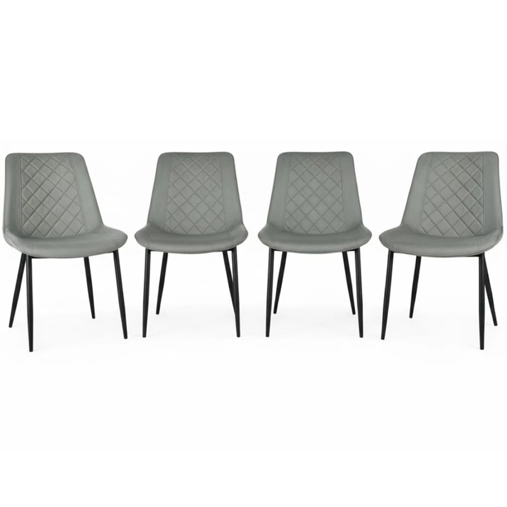 Indoor Living Colorado Amelia 4 Seater Dining Table Grey and Natural Image 2