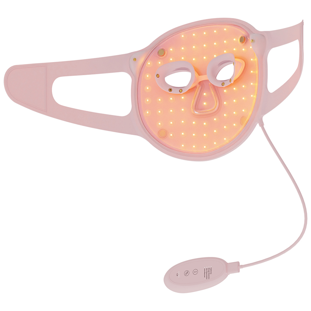 Beautifly Aura Glam Pro LED Light Therapy Pink Collagen Mask Image 2