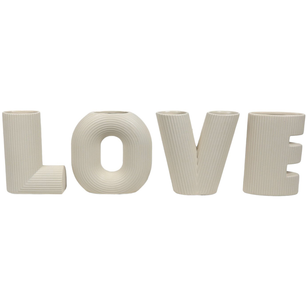 LOVE Ornament / Vase - White Image 1