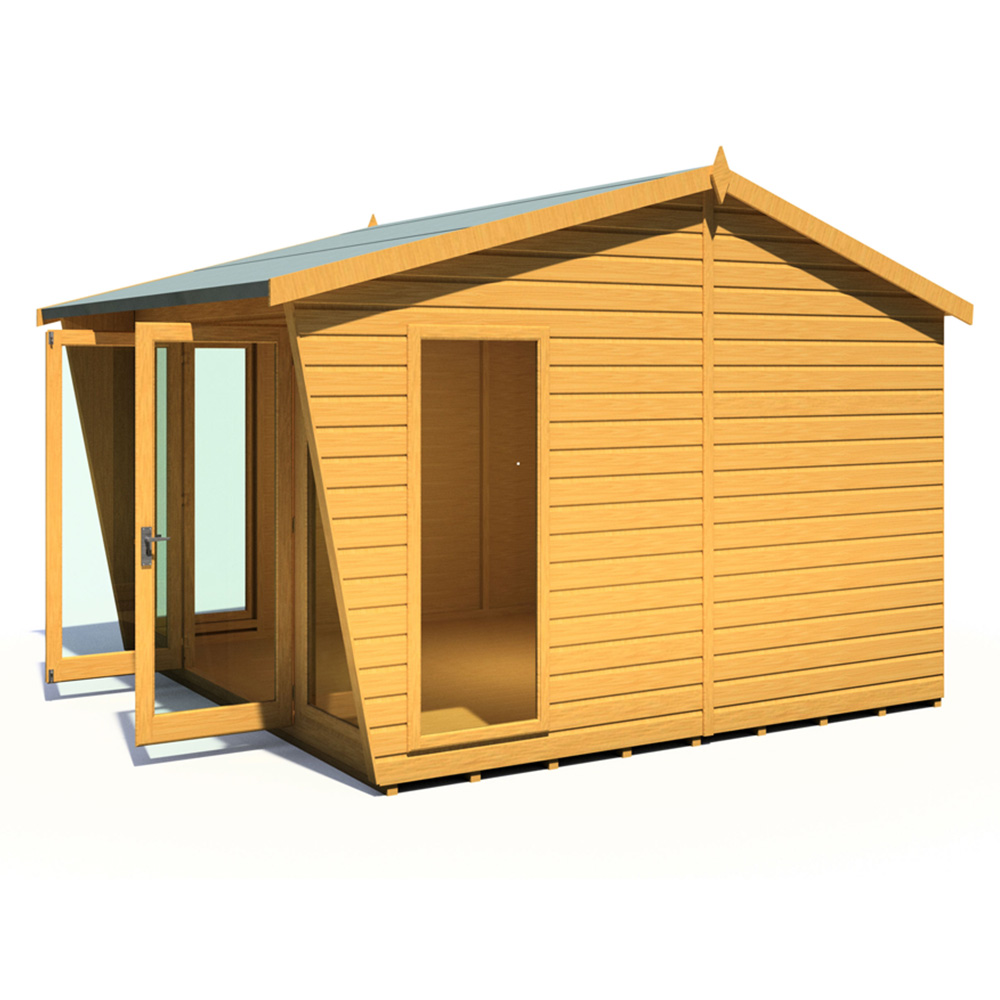 Shire Burghclere 10 x 10ft Double Door Contemporary Summerhouse Image 4