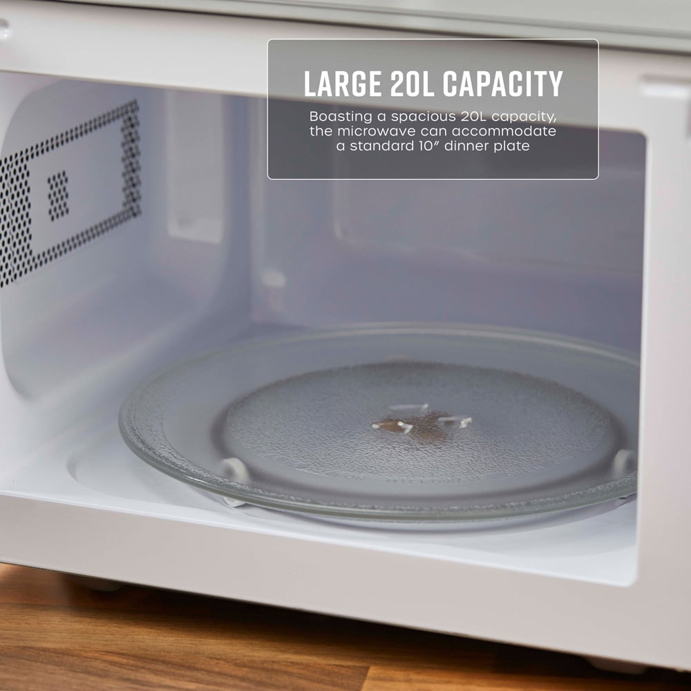 Swan SM4420BLK Black Manual Microwave 20L 700W  Image 4