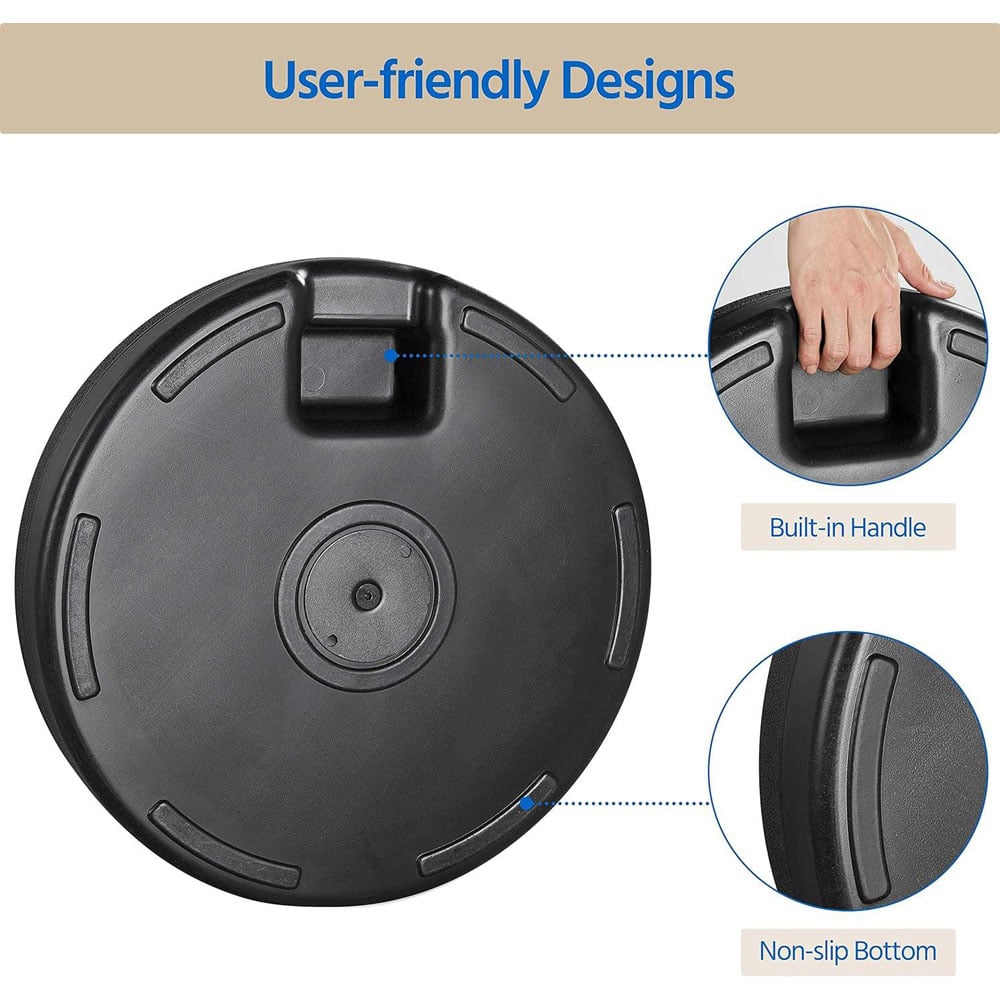 Shatchi Water Sand Fillable Parasol Base Stand 35kg Image 3