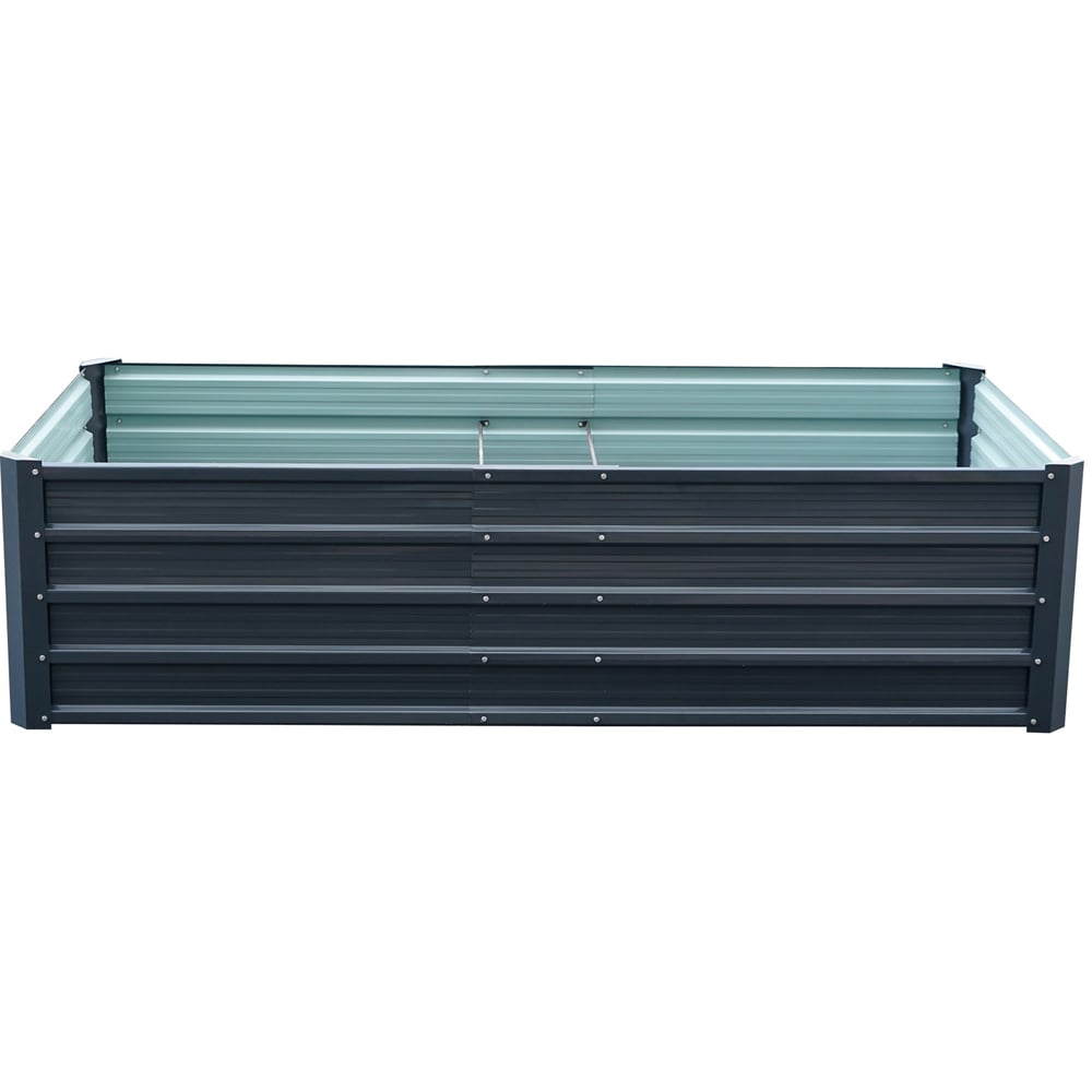 Garden Gear Anthracite Grey Metal Raised Garden Bed Image 4