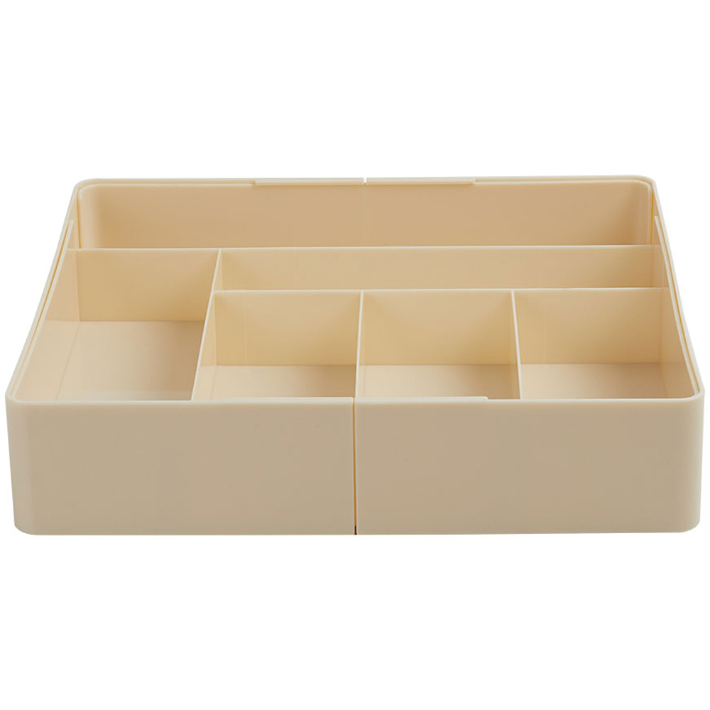 Living and Home Beige Expandable Drawer Organiser with 6 Compartments Image 2