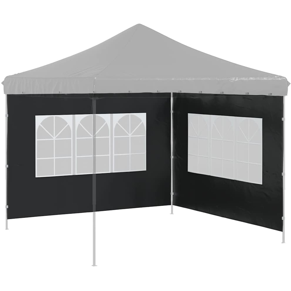 vidaXL 3 x 1.95m Anthracite Party Tent Sidewalls Image 4