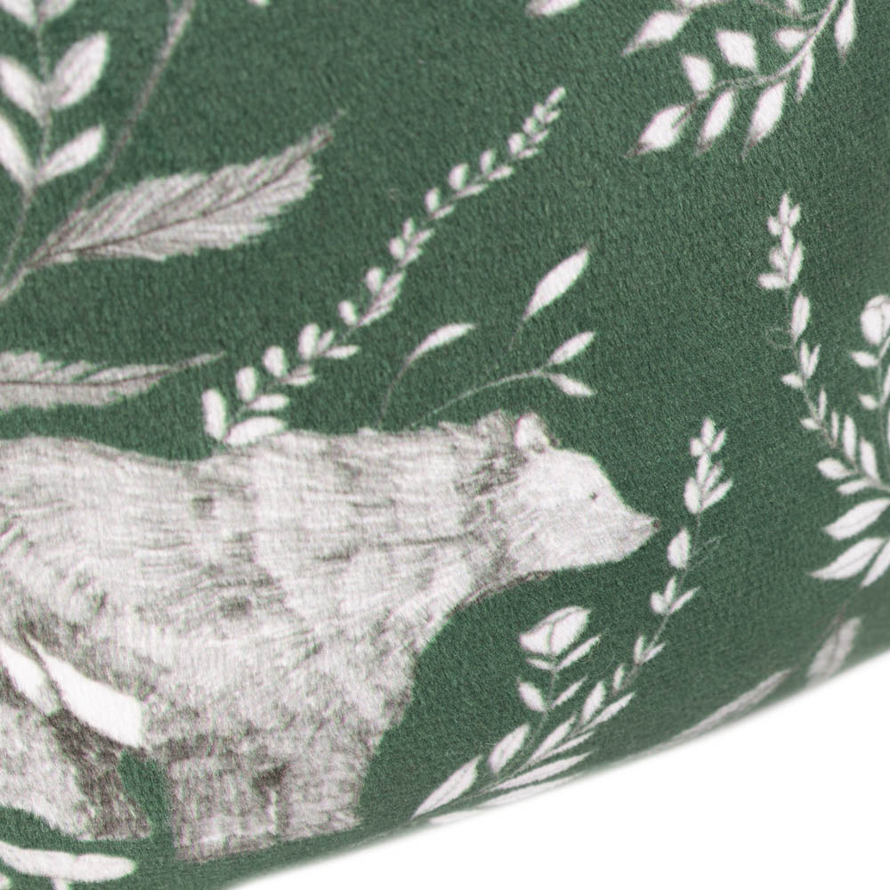 Furn Buckthorn Evergreen Woodland Velvet Reversible Door Stop Image 4