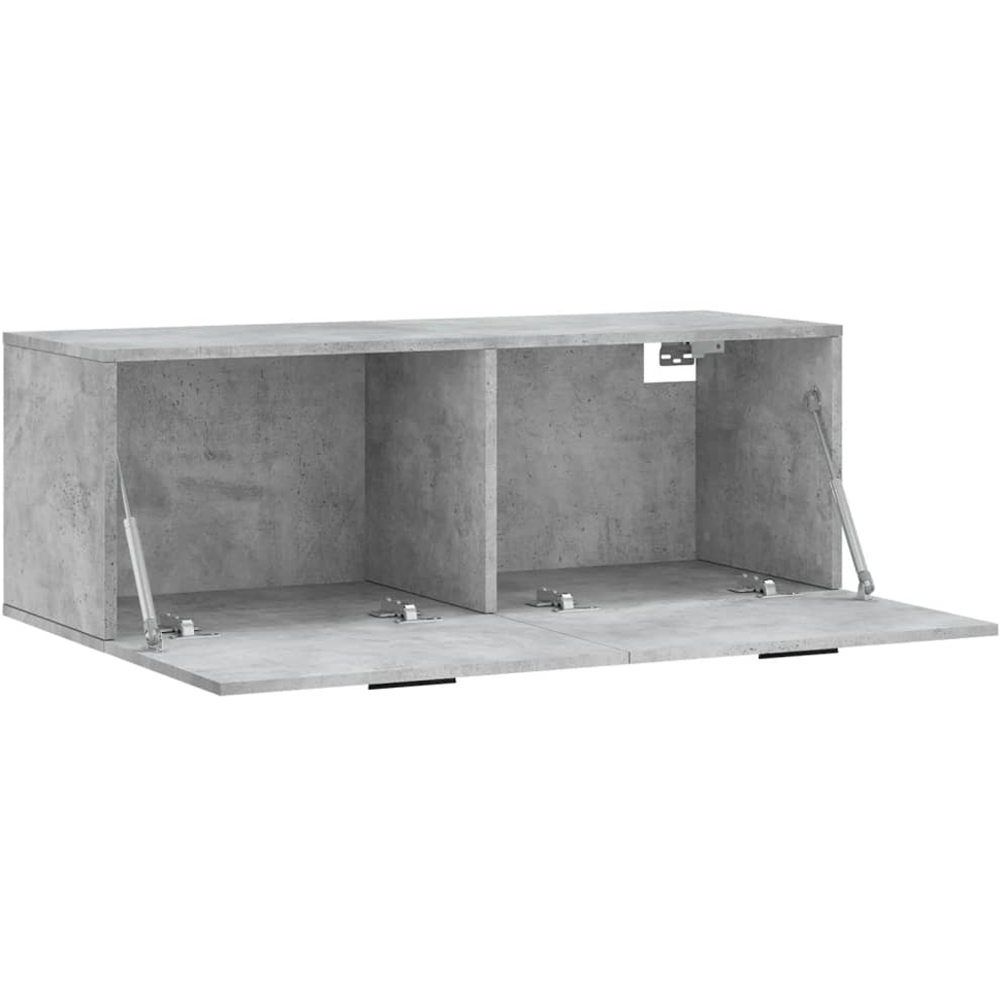 vidaXL 2 Door Concrete Grey Wall Cabinet Image 6