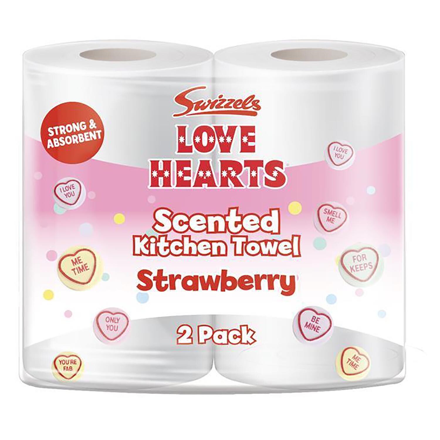 Love Hearts Scented Kitchen Roll Image