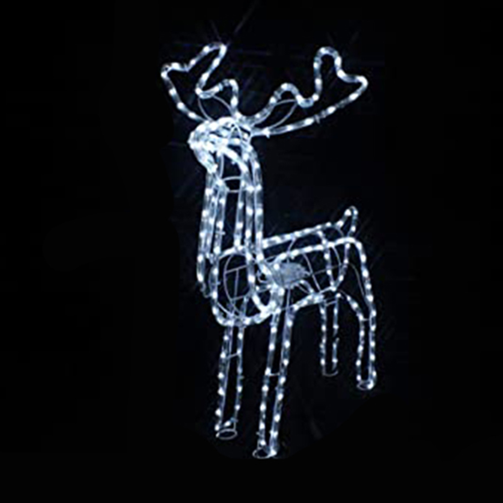 Marco Paul Cool White LED Reindeer Standing Decoration 7m Image 2
