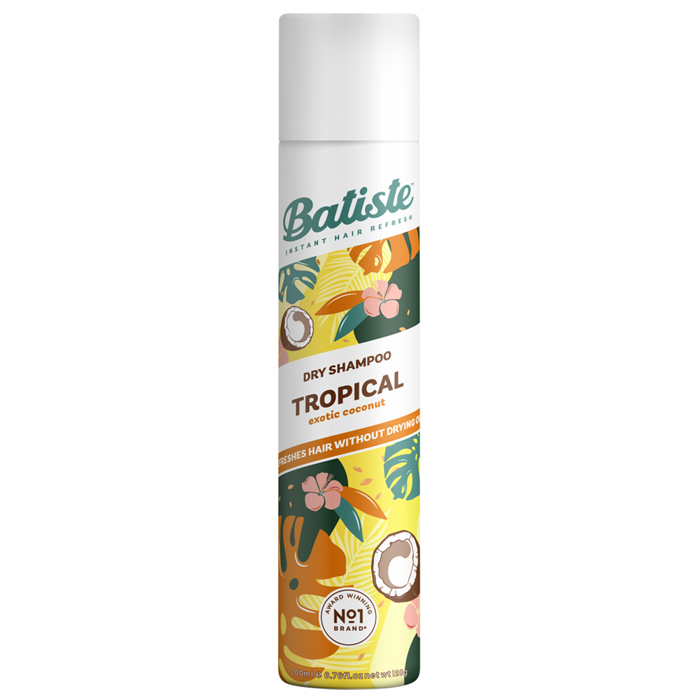 Batiste Coconut and Exotic Tropical Dry Shampoo 200ml Image