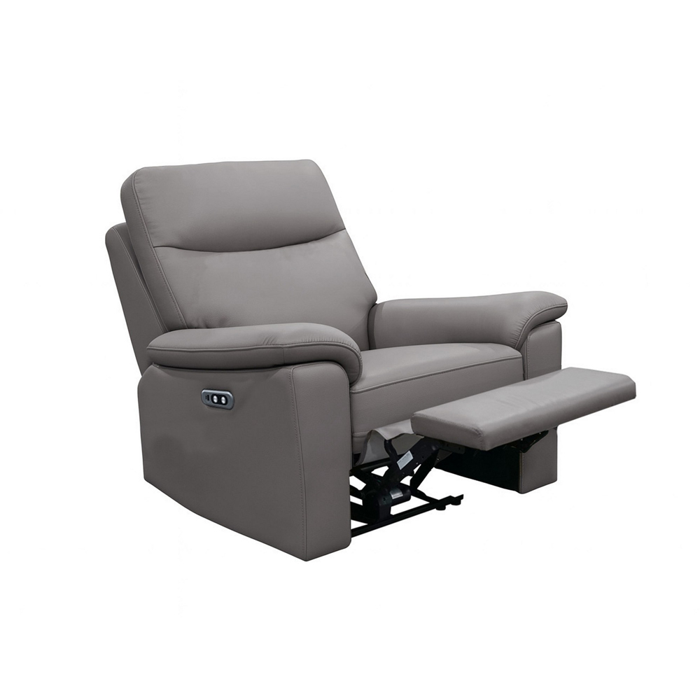 Aspire Marlowe Elephant Leather Power Recliner Armchair with USB Charging Image 3