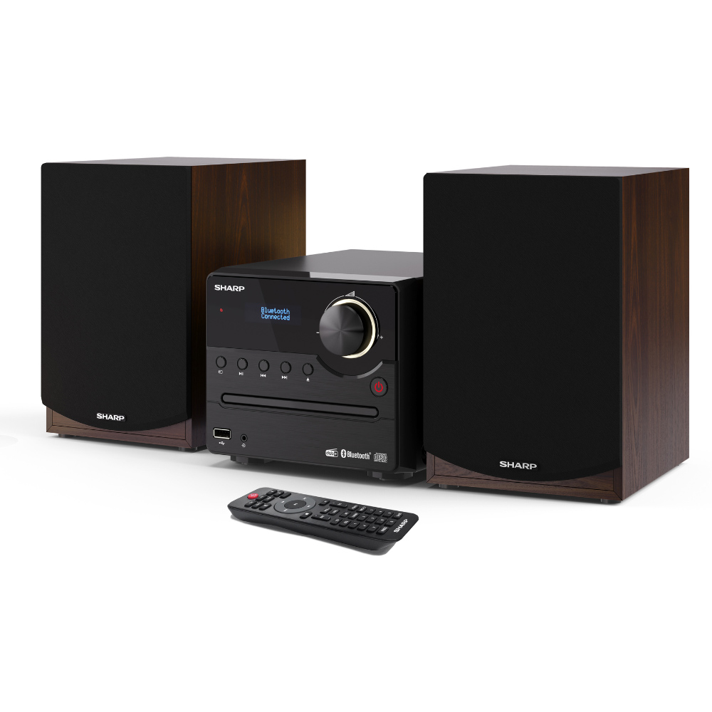Sharp Brown Hi-Fi Micro System Image 3