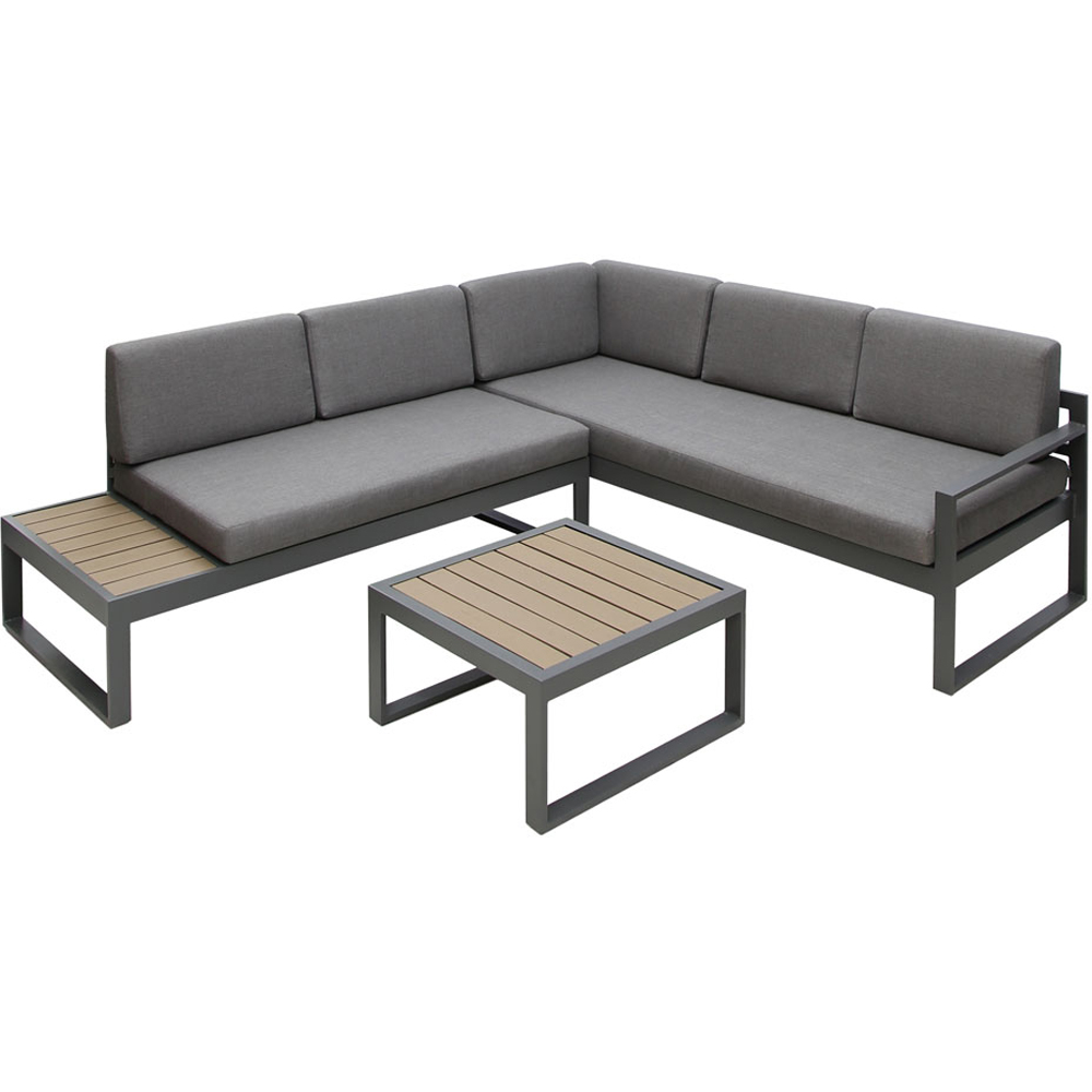 Maia 4 Seater Grey Modular Lounge Sofa Image 3